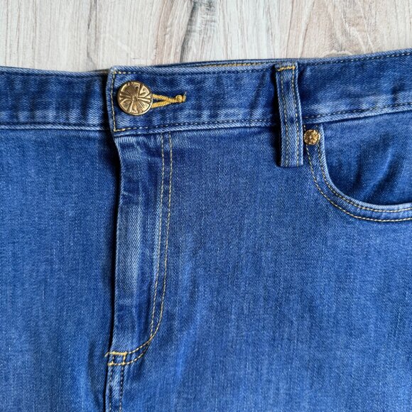 Lilly Pulitzer Kooper Denim Skirt Size 12 - Picture 9 of 11